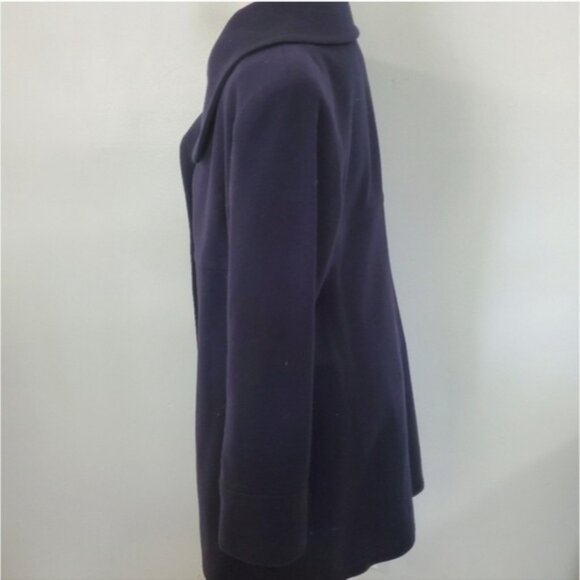 Saks Fifth Avenue Double Breasted Wool Pea Coat - Picture 5 of 11